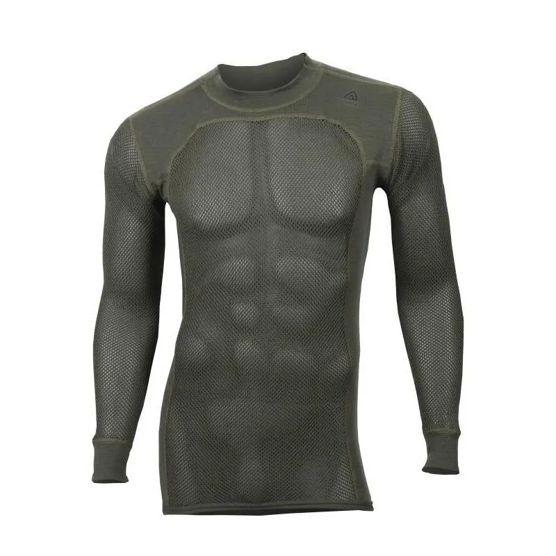 Aclima WoolNet Crewneck M's (Olive Night)