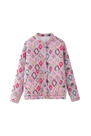 'Gus' Printed Long Sleeve Cotton Jacket